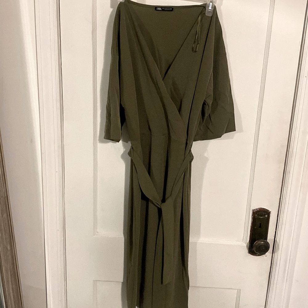 Zara kimono style belted dress